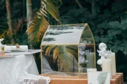 House Shape Arched Top Vintage Glass Card Box Terrarium, Handmade Brass For Wedding Receiption Wishwell Keepsake -Ncyp Garden Sale Shop il fullxfull.3955046225 72ee
