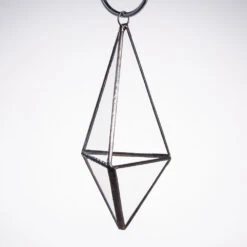 Handmade Hanging Mini Triangular Glass Geometric Terrarium For Fern Moss Succulent Airplants 24 Handmade Hanging Mini Triangular Glass Geometric Terrarium For Fern Moss Succulent Airplants -Ncyp Garden Sale Shop product image 386603756