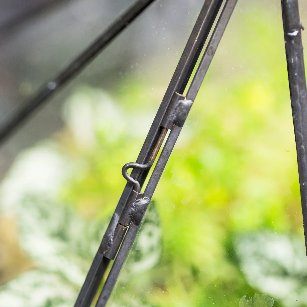 Handmade Diamond Black Glass Geometric Terrarium With Door For Succulents Moss Airplants 10 Handmade Diamond Black Glass Geometric Terrarium With Door For Succulents Moss Airplants - Image 10