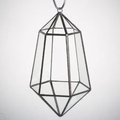 Handmade Hanging Artistic Clear Glass Six-surfaces Diamond Geometric Terrarium DIY For Succulent Pot 19 Handmade Hanging Artistic Clear Glass Six-surfaces Diamond Geometric Terrarium DIY For Succulent Pot -Ncyp Garden Sale Shop product image 471640415
