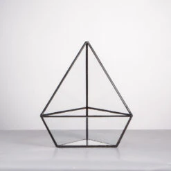 Handmade Geometric Flower Pot Small Glass Terrarium Pot For Container Balcony Garden Succulents