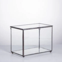 Handmade Rectangle Clear Glass Geometric Terrarium Box For Succulents Fern Moss Plant Flower -Ncyp Garden Sale Shop product image 480627945