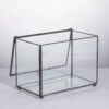 Handmade Rectangle Clear Glass Geometric Terrarium Box For Succulents Fern Moss Plant Flower