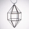 Handmade Hanging Cone Shape Glass Geometric Terrarium For Succulent Fern Moss