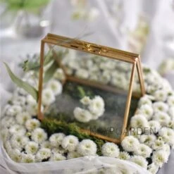 Handmade 2 Sided Standing Copper Brass Glass Rectangular Photo Frame For Wedding -Ncyp Garden Sale Shop product image 614284990