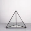 Handmade Small Pyramid Glass Geometric Terrarium For Ring Box Moss Cacti